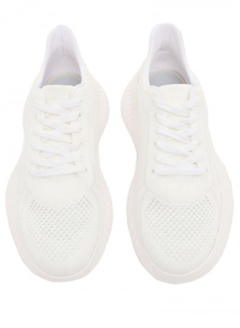 Vaughn Lace-Up Style Casual Sneakers White