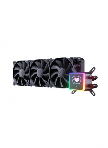 Gaming CPU Liquid Cooler Aqua with Motherboard Sync and RGB Led Pump Head