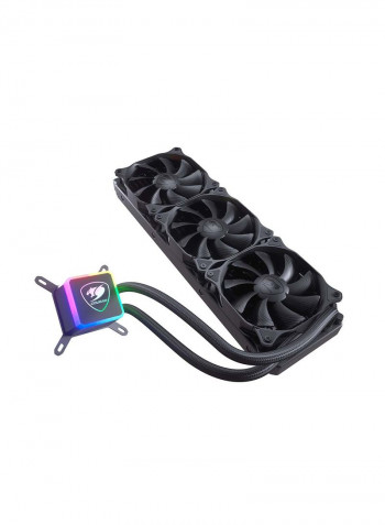 Gaming CPU Liquid Cooler Aqua with Motherboard Sync and RGB Led Pump Head