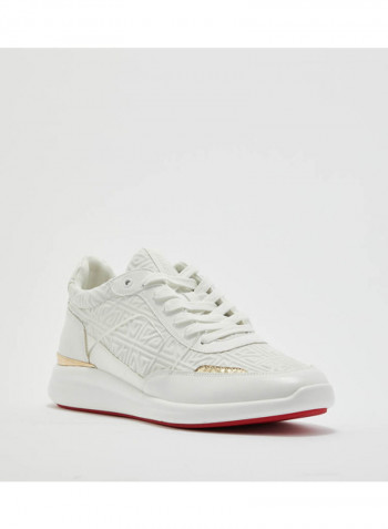 Adalwin Lace Up Low Top Sneakers White