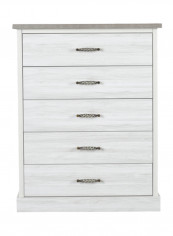 Angelic 5-Drawer Chest Of-Drawers Multicolour 90 x 115 x 45centimeter