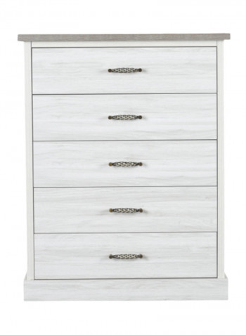 Angelic 5-Drawer Chest Of-Drawers Multicolour 90 x 115 x 45centimeter