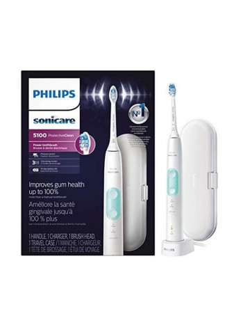 Protective Clean 5100 Rechargeable Electric Toothbrush White/Blue
