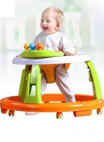 3-In-1 Baby Walker With Attached Toys