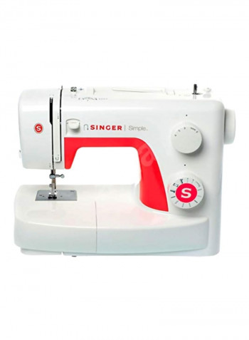 Automatic Sewing Machine White/Red