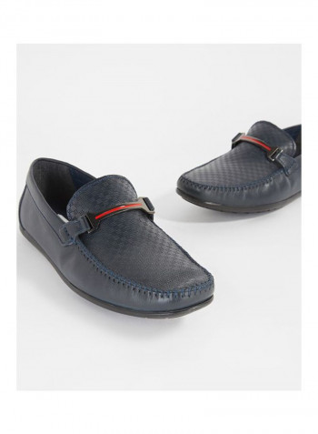 Navy Ralphie Slip Ons Navy Blue