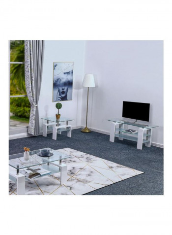 Focus Low TV Unit White 40x52x120centimeter