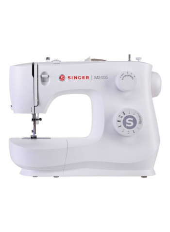 Electric Sewing Machine M2405 White/Silver