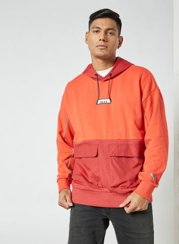 Porsche Legacy Statement Hoodie Red