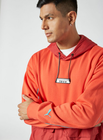 Porsche Legacy Statement Hoodie Red