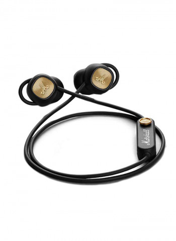 Minor II Bluetooth In-Ear Headphones Black/Gold