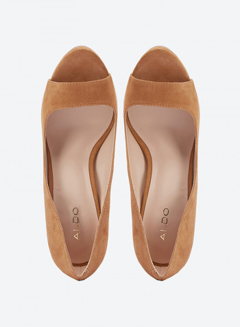 High Heel Pumps Brown