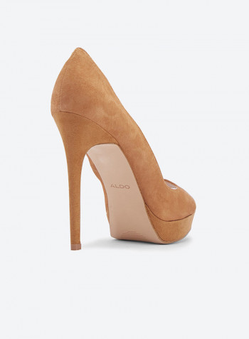 High Heel Pumps Brown
