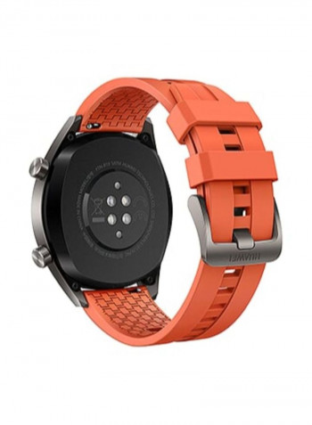 GT Active Smartwatch 46mm Titanium Grey/Orange Fluorcelastomer