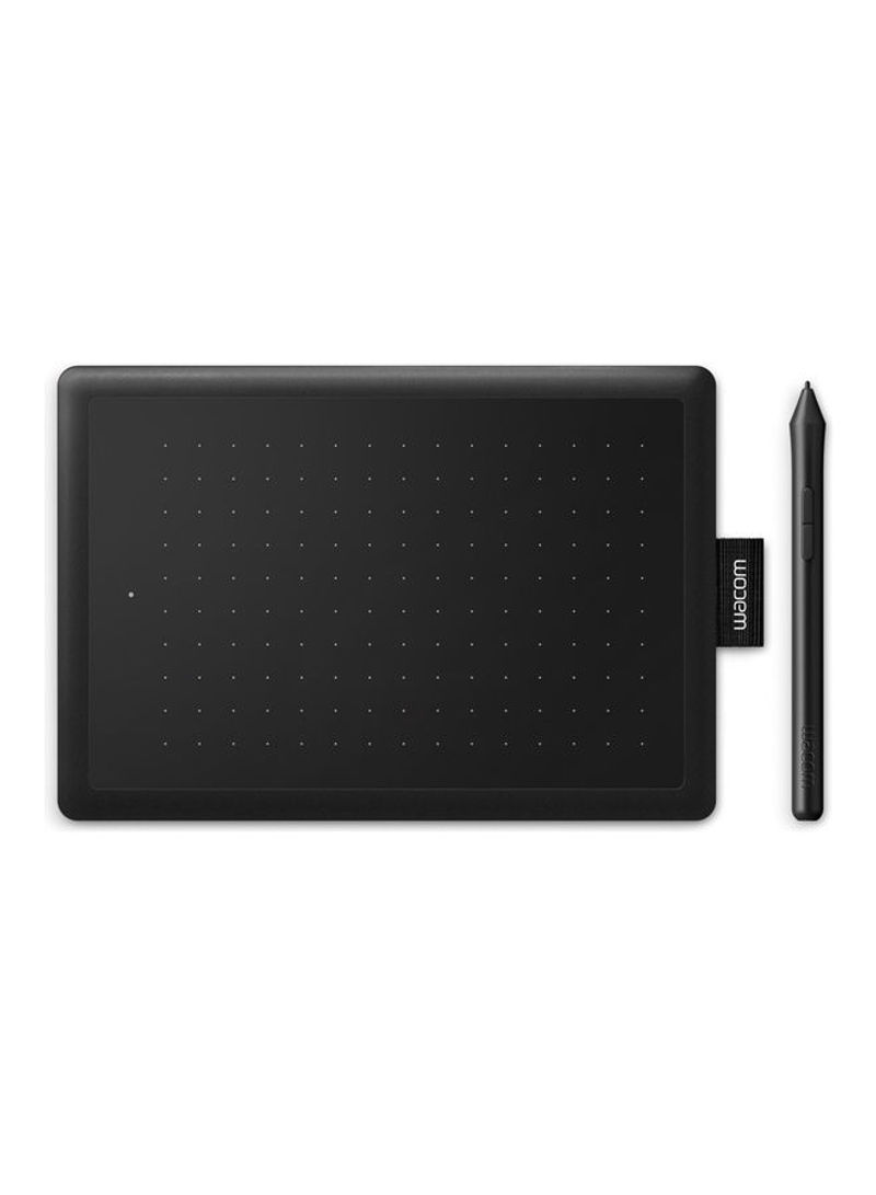 One by Wacom CTL-472 Small Pen Tablet Smallinch Black