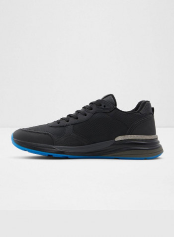 Cervaes Lace-Up Low Top Sneakers Black