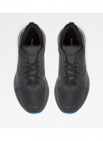 Cervaes Lace-Up Low Top Sneakers Black