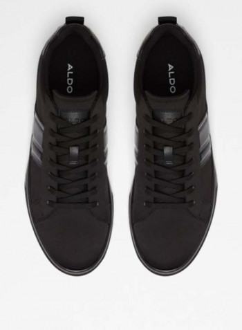 Malisien Lace-Up Low Top Sneakers Black