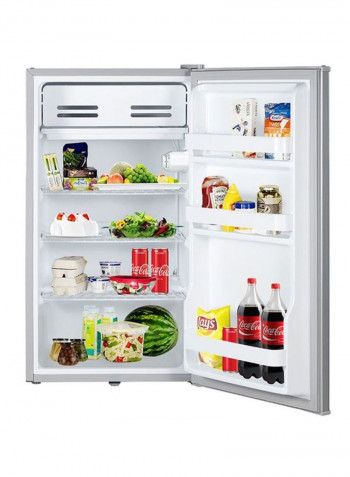 125 Liters Mini Refrigerator Single door child lock 93 l EVRFM-93LS Silver