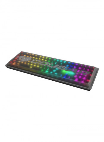 RGB Mechanical Gaming Keyboard 14x45x3cm Black/Yellow/Pink