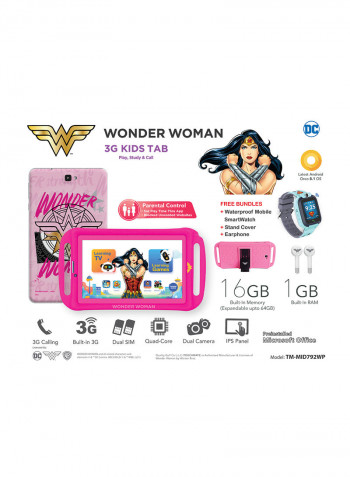 7 Inch Quad Core Kids 1GB RAM 16GB 3G With Gift Items - Middle East Version