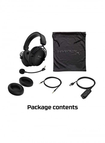 Cloud Alpha S Wired Over-Ear Gaming Headphones With Mic For PS4/PS5/XOne/XSeries/NSwitch/PC Black