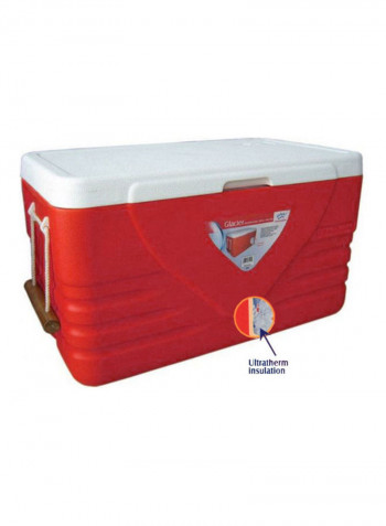 Ice Chiller Box Red/White 100L