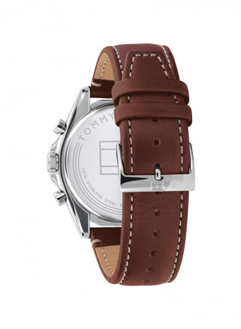 Men's Leather Analog Watch-1791837
