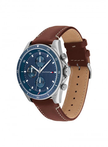 Men's Leather Analog Watch-1791837