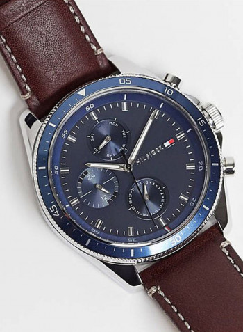 Men's Leather Analog Watch-1791837
