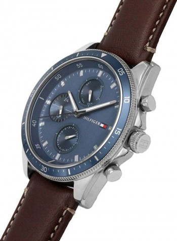 Men's Leather Analog Watch-1791837