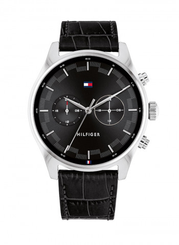 Men's Leather Analog Watch-1710424