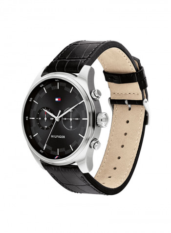 Men's Leather Analog Watch-1710424