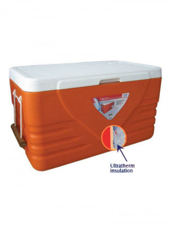 Ice Chiller Box Orange/White 100L