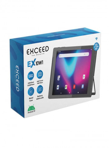 EX10W1 10.1-Inch Tablet, 2GB RAM, 32GB, WiFi, Black