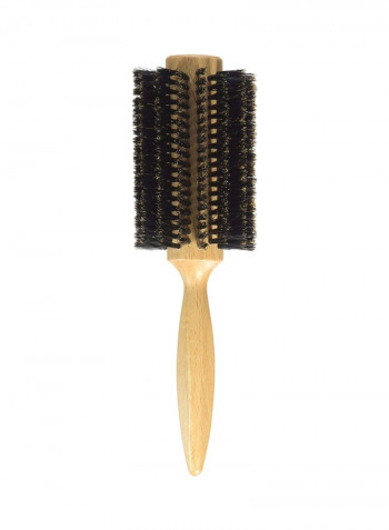 Extra Large Curling Brush Beige/Black