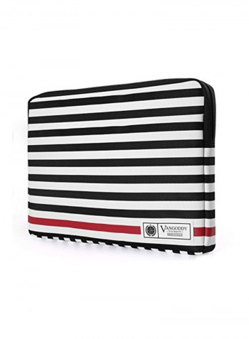 Protective Laptop Gaming Sleeve And USB Cable Black/White
