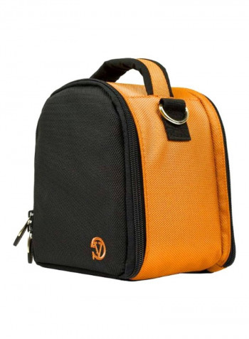 Protective Camera Case For Sony Rx10 IV DSCH300 DSC-HX400V H400 RX10M RX1/B HX300 HX20V HX50V WX9 Orange/Black