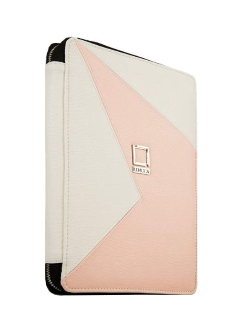 Portfolio Case For Samsung Galaxy Tab 3 10.1-Inch Pink Blush/Beige