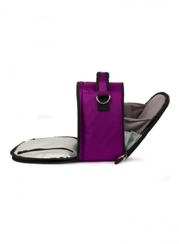 Protective Carrying Case For Canon PowerShot Camera Purple/Black