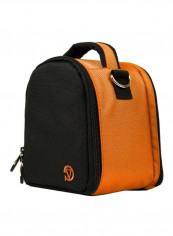 Protective Camera Bag For YI 4K Sports And Action Video Camera Orange/Black