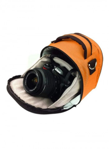 Protective Carrying Case For Nikon Camera Orange/Black