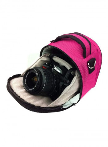 Protective Carrying Case For Nikon Camera Pink/Black