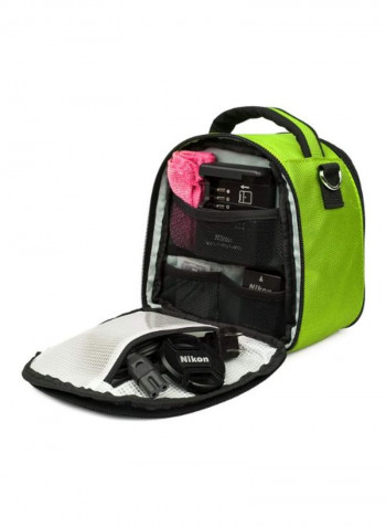 Protective Shoulder Bag For Canon PowerShot Green/Black