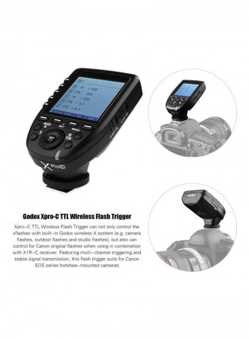 Flash Trigger Transmitter 9x5.8x5centimeter Black