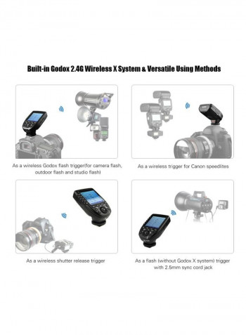 Flash Trigger Transmitter 9x5.8x5centimeter Black