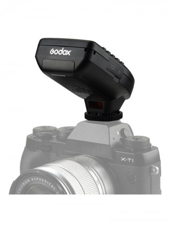 Wireless Flash Trigger Transmitter 9x5.8x5centimeter Black