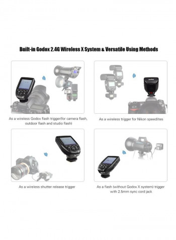 Xpro N Ttl Wireless Flash Trigger 9x5x5.8centimeter Black