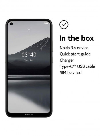 3.4 Dual SIM Grey 4GB RAM 64GB 4G LTE