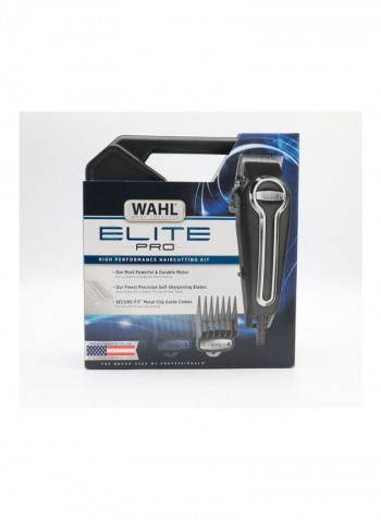 Elite Pro High Performance Haircutting Kit Black
